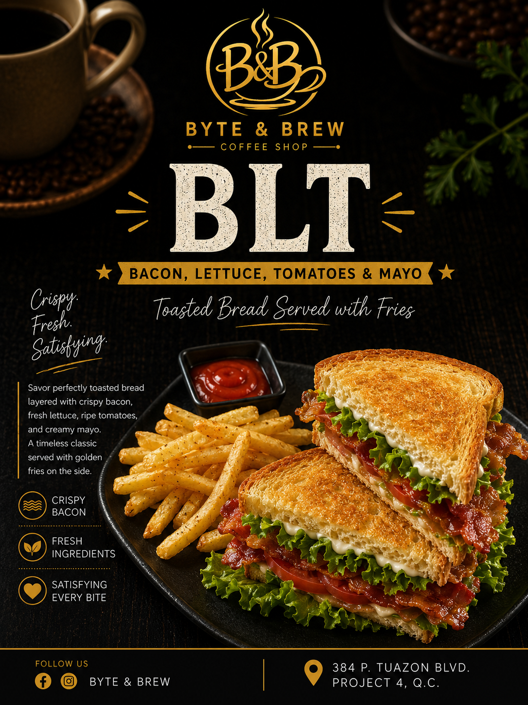 BLT (Bacon, Lettuce, and Tomato Sandwich)