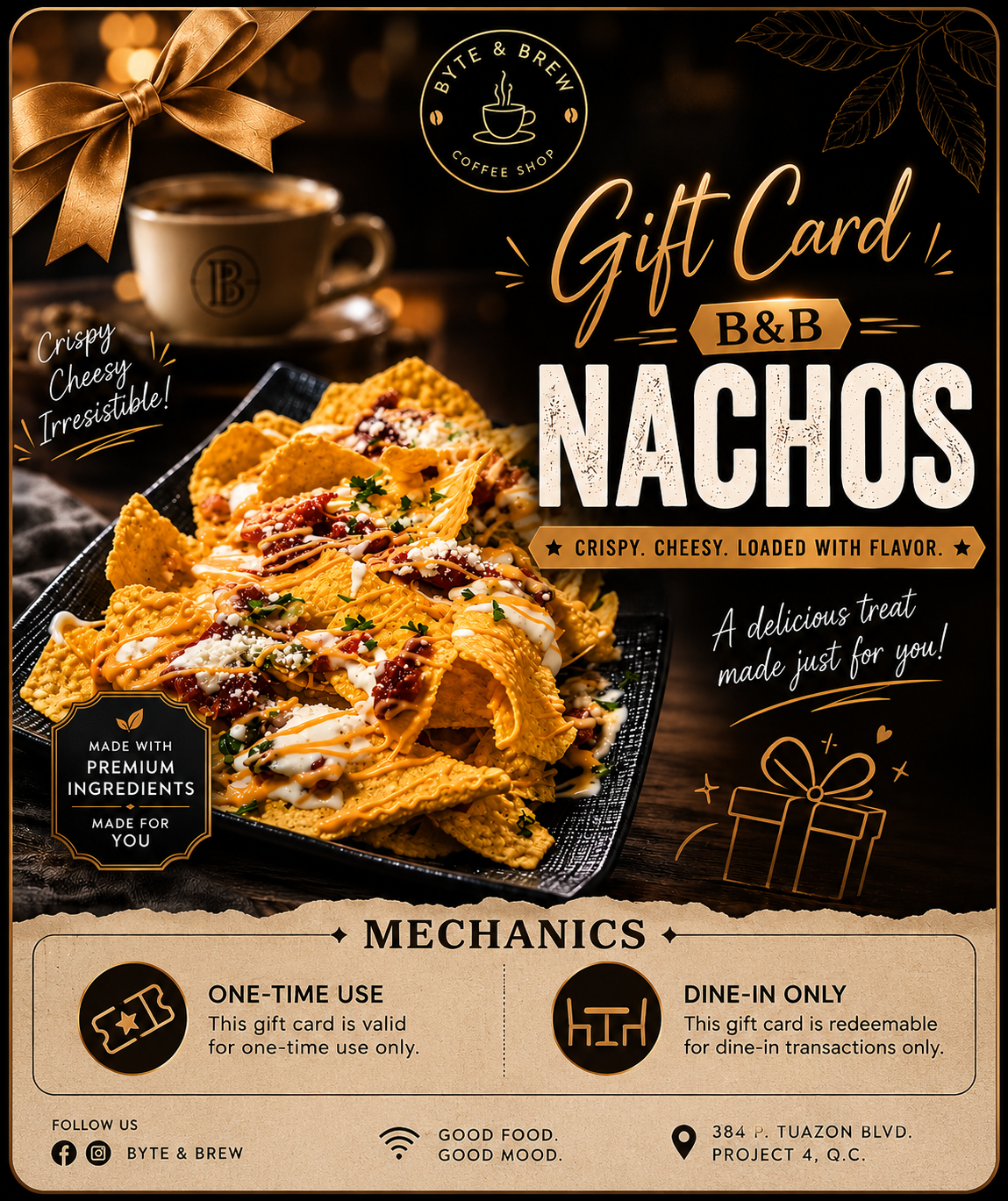 B&B Nachos Gift Cards