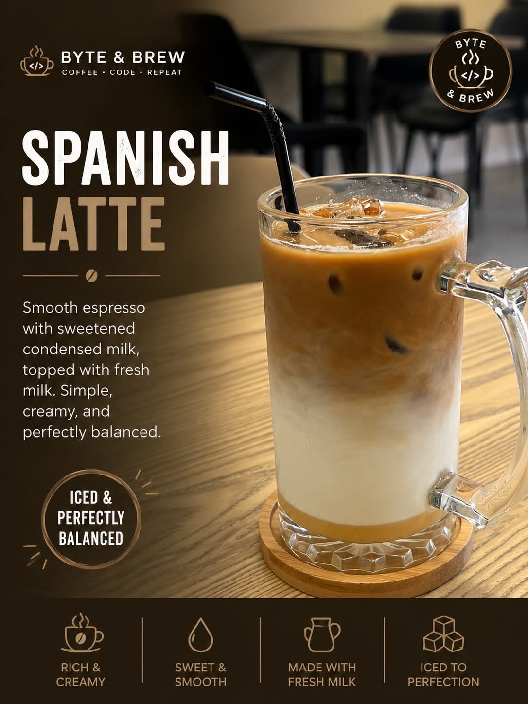 Spanish Iced Latte